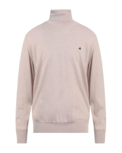Brooksfield Pink Sand Turtleneck Virgin Wool for men