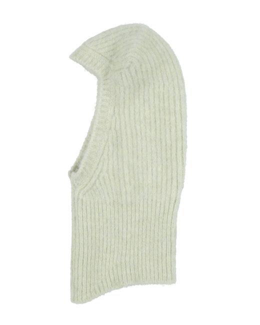 Rick Owens Green Hat Alpaca Wool, Polyamide, Wool, Elastane