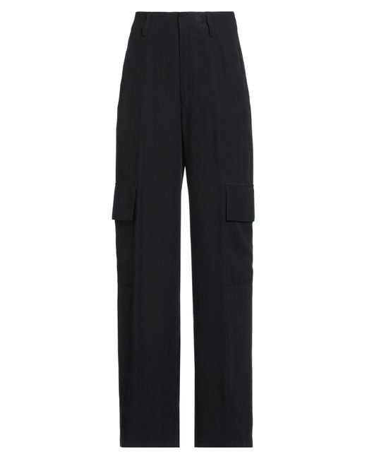 Soallure Blue Pants Viscose, Polyester