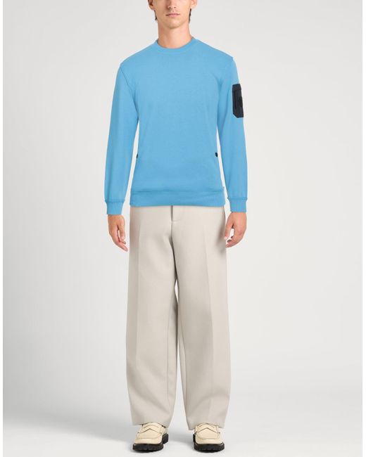 Felpa di Woolrich in Blue da Uomo