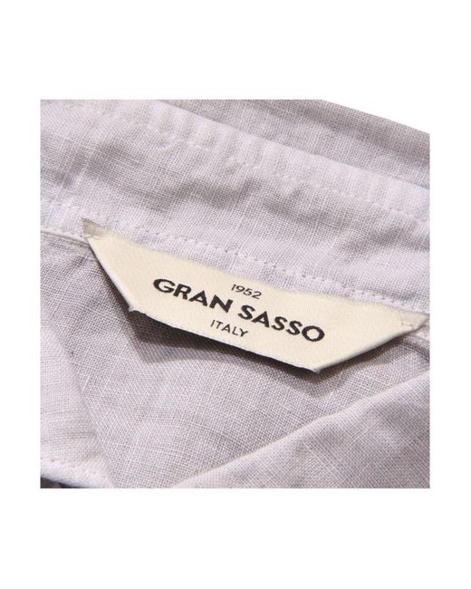 Gran Sasso Hemd in Gray für Herren