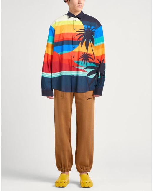 DSquared² Blue Summer Lovers Shirt Cotton for men