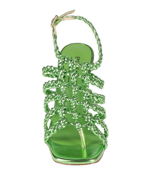 Emanuélle Vee Green Sandals