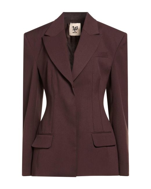 Aniye By Brown Blazer Polyester, Viscose, Elastane