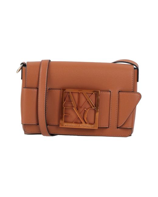 Armani Exchange Brown Cross-body Bag