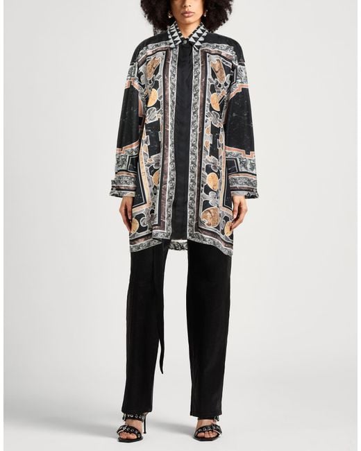 Roberto Cavalli Black Shirt Silk
