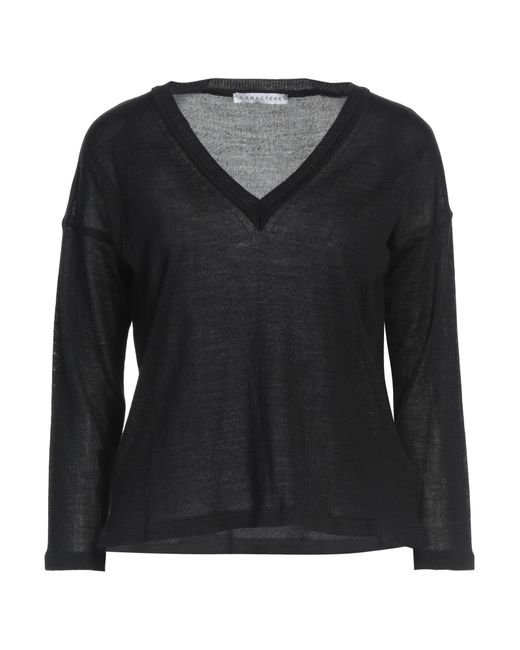 Pullover Caractere de color Black