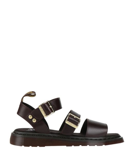 Dr. Martens Black Gryphon Atlas Sandals Leather for men