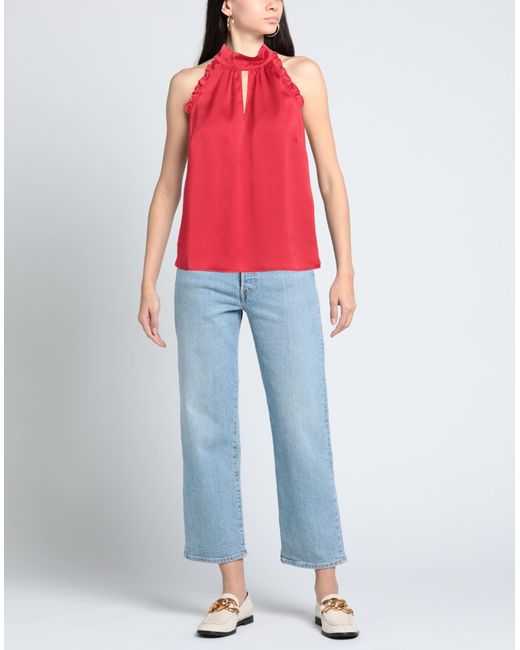 Rebel Queen Red Top Polyester, Elastane