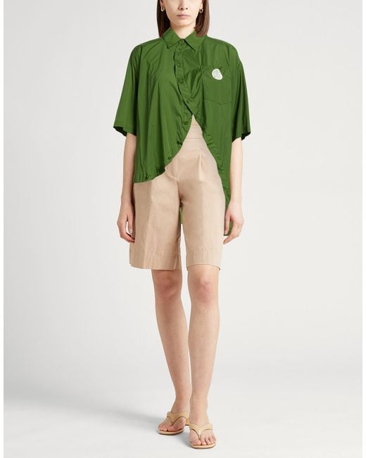 Herno Green Light Shirt Polyamide, Elastane
