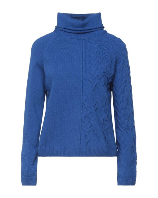 High Blue Turtleneck