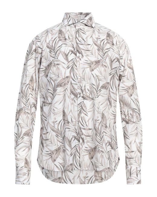 Orian White Shirt Cotton for men