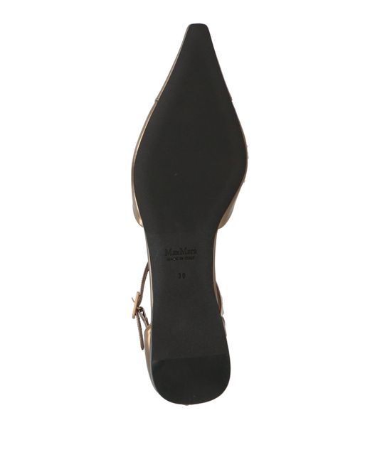 Max Mara Brown Ballet Flats