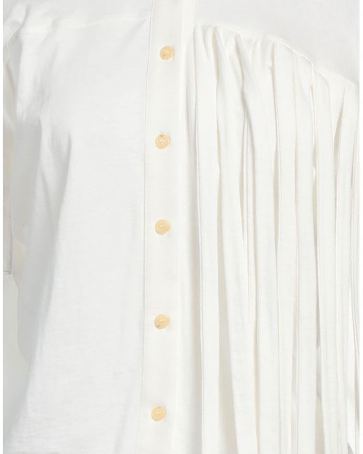 Alysi White Ivory Shirt Cotton