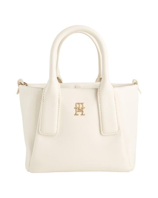 Tommy Hilfiger Natural Ivory Handbag Polyurethane