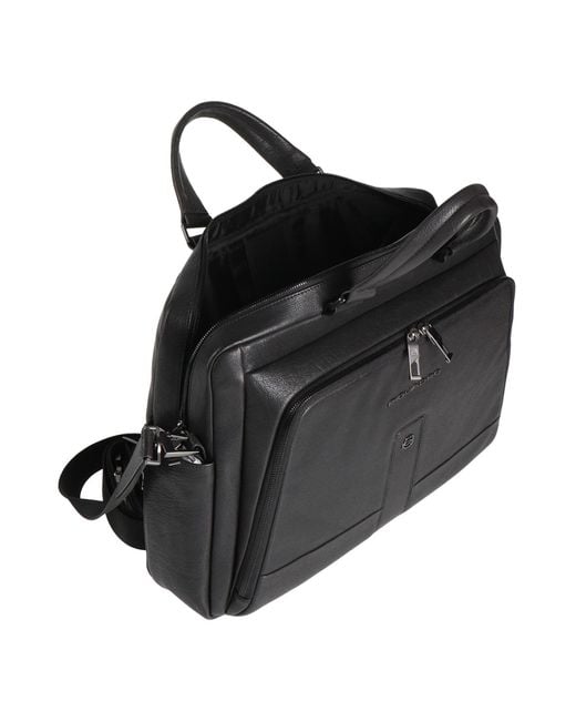 Piquadro Black Handbag for men