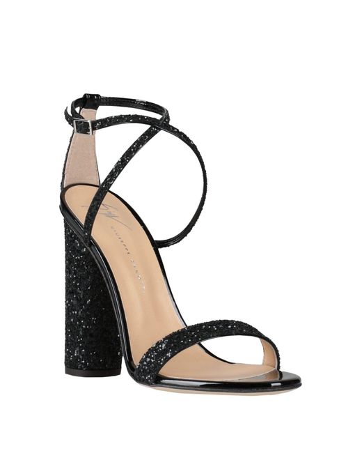 Giuseppe Zanotti Black Sandals