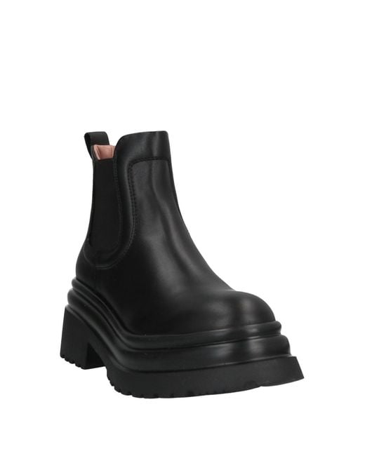Pollini Black Ankle Boots