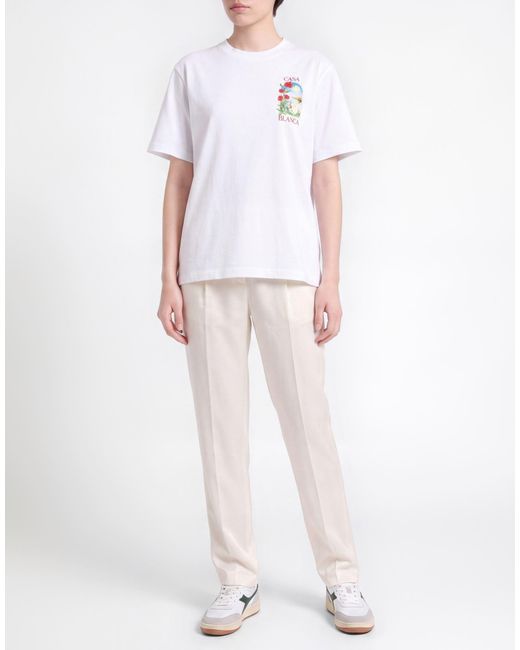 Casablanca White T-Shirt Organic Cotton