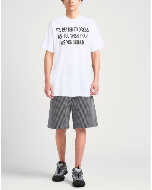 Moschino White T-Shirts for men