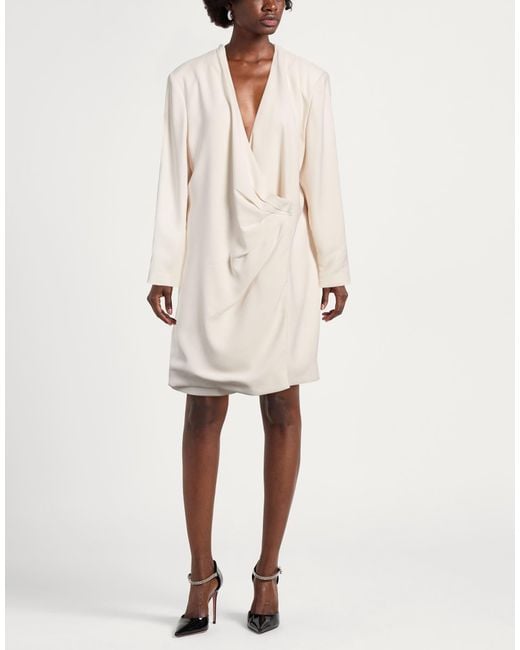 DKNY White Mini Dress Polyester