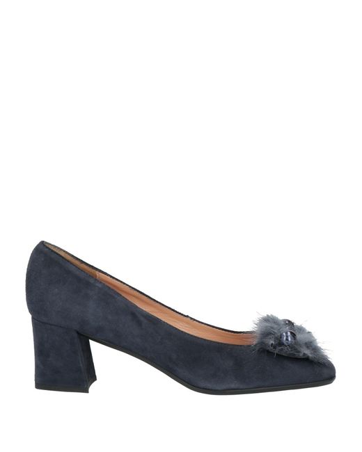 Status Blue Midnight Pumps Leather