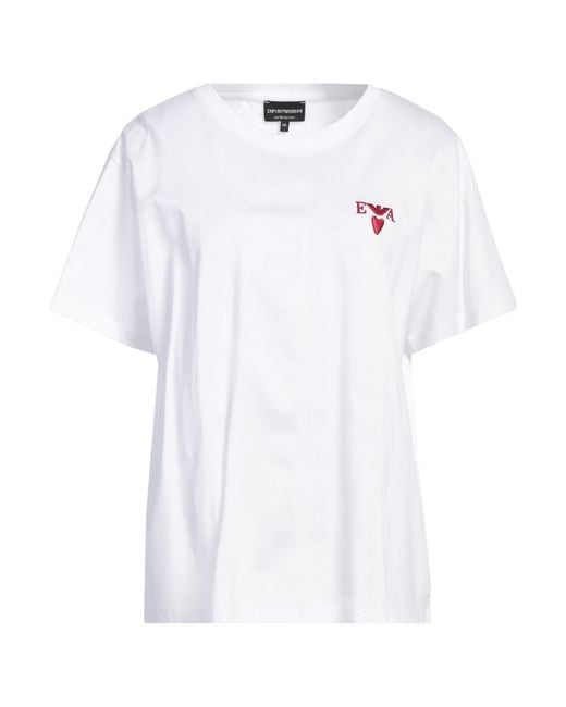Emporio Armani White T-Shirt Cotton