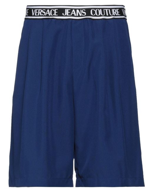Versace Jeans Couture Blue Shorts & Bermuda Shorts Polyester for men