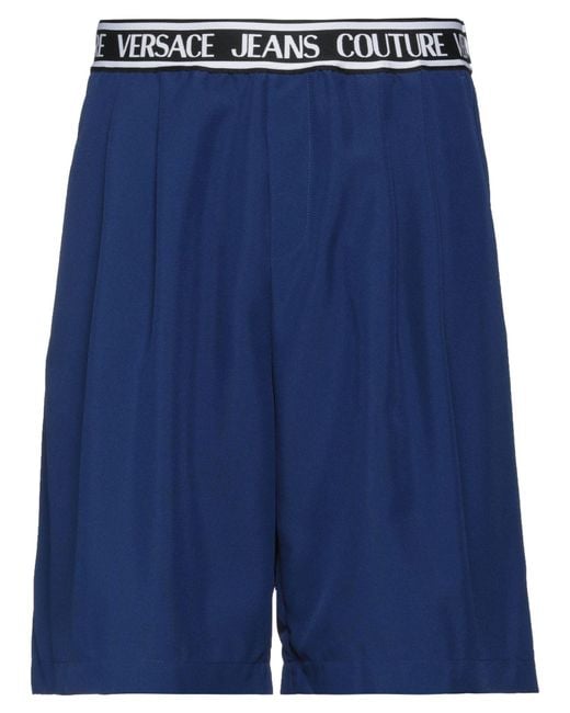 Versace Jeans Couture Blue Shorts & Bermuda Shorts Polyester for men