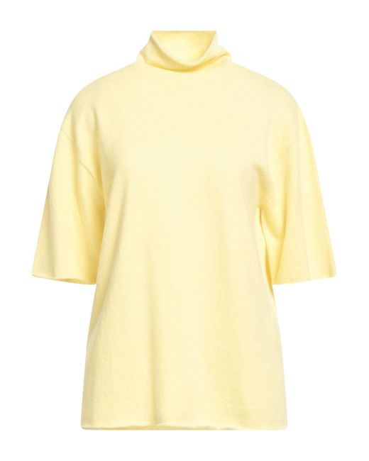 Jil Sander Yellow Turtleneck