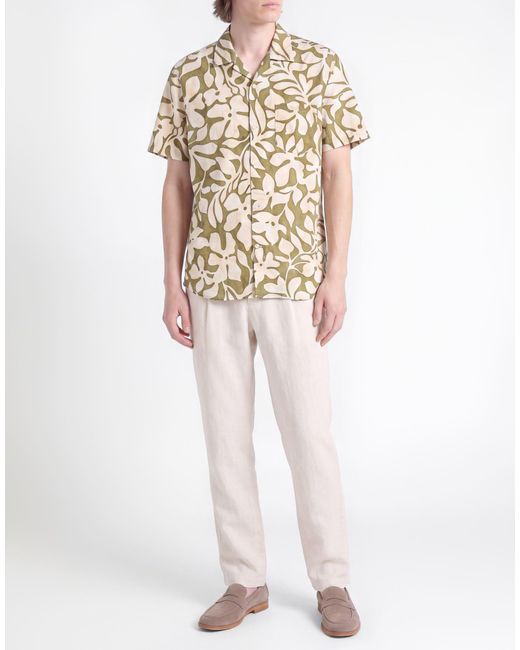Tintoria Mattei 954 Metallic Military Shirt Cotton for men