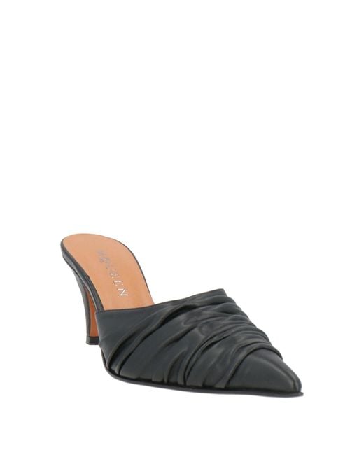 McQueen Gray Mules & Clogs