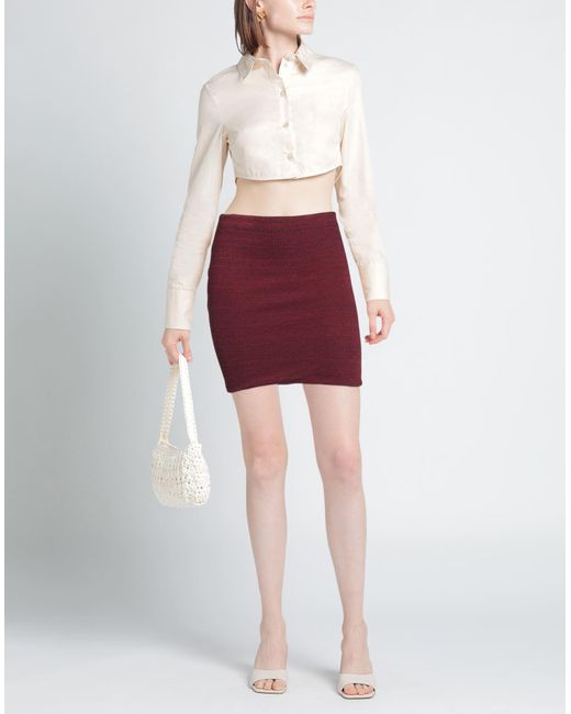 Isabel Marant Red Mini Skirt