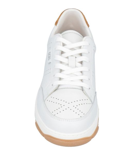 Gcds White Sneakers Leather