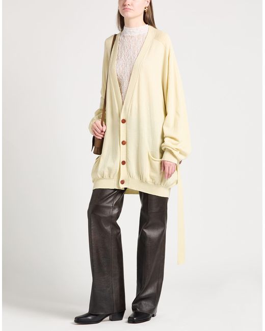 Magliano White Cardigan Wool