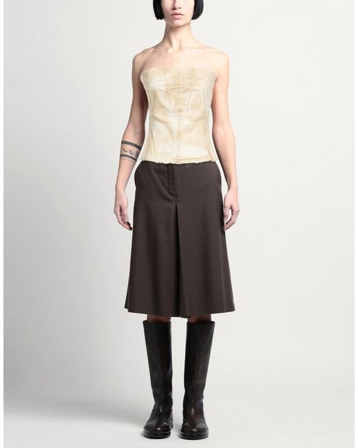 Rick Owens Natural Top Cotton, Polyester, Rubber