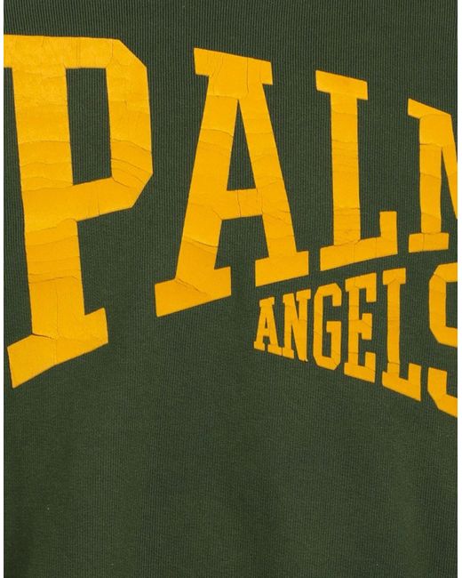Palm Angels Green Sweatshirt for men