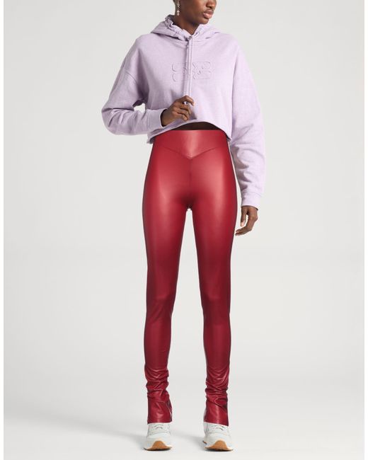 Patrizia Pepe Red Leggings