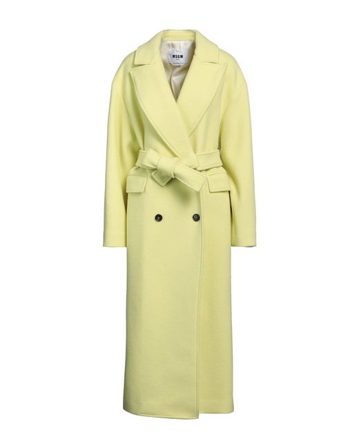 MSGM Yellow Coat