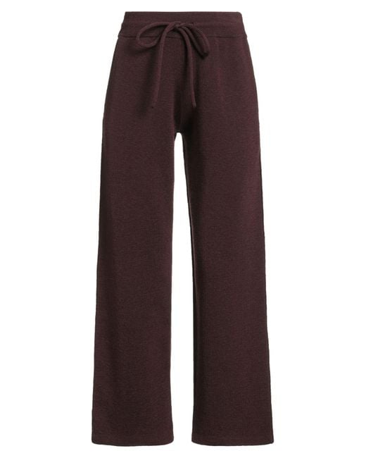 Burberry Brown Chocolate Pants Wool, Polyamide, Elastane