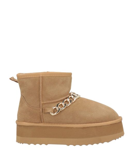 Gaelle Paris Brown Ankle Boots