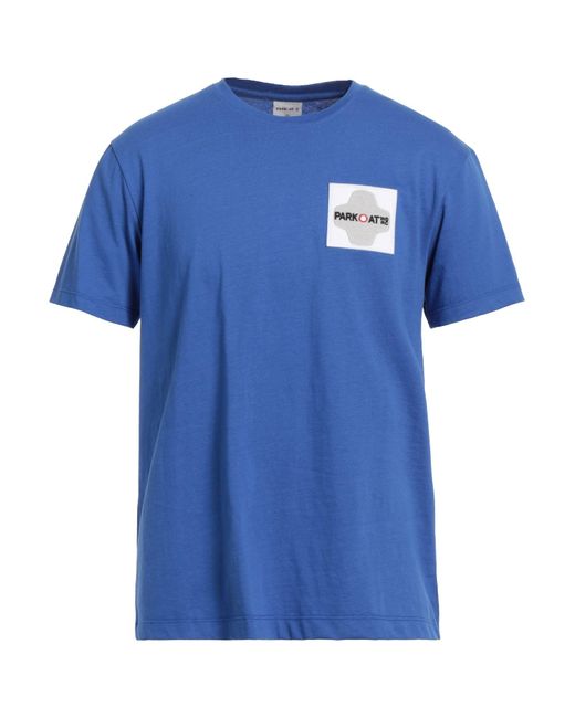 Parkoat Blue T-Shirt Cotton for men