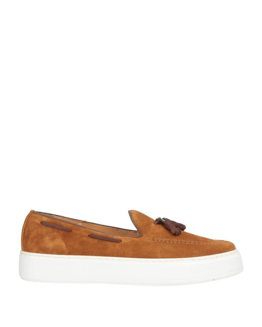 AGOSTINO DIANA Brown Loafers Leather for men
