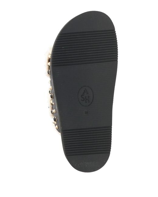Ash White Utah 01 Sandals Leather