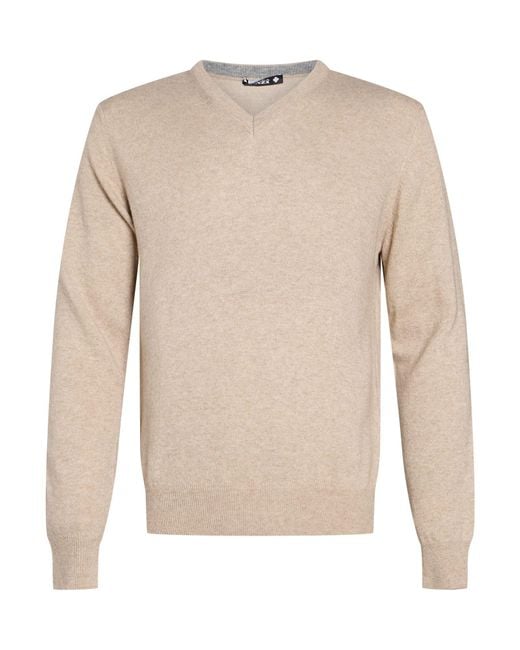 Andrea Fenzi Natural Sweater Merino Wool, Viscose, Nylon, Cashmere for men