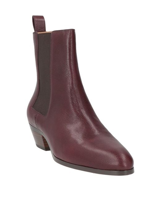 Odissi Purple Ankle Boots