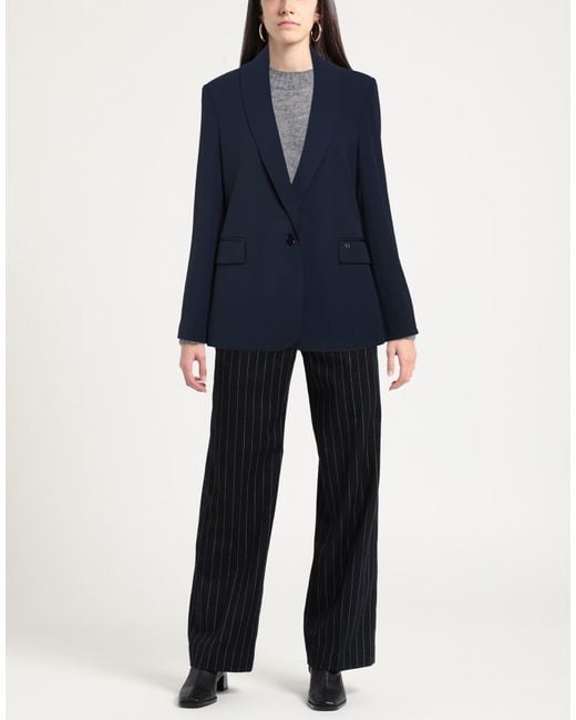 Please Blue Midnight Blazer Polyester, Elastane