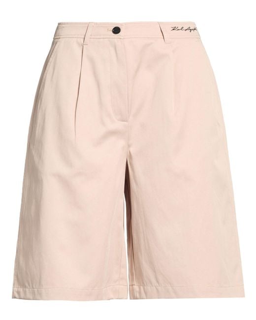 Karl Lagerfeld Natural Shorts & Bermuda Shorts