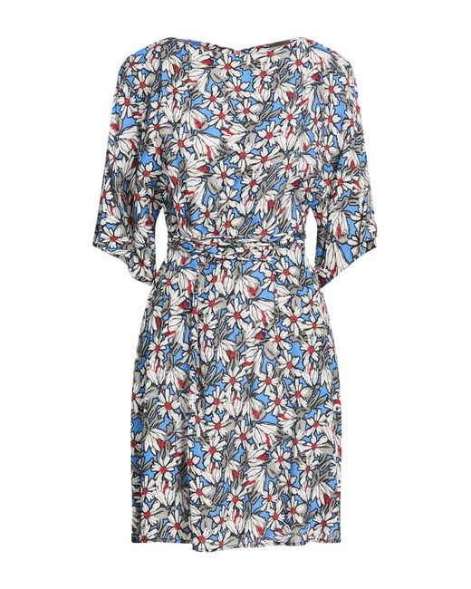 Ottod'Ame Blue Mini Dress Viscose