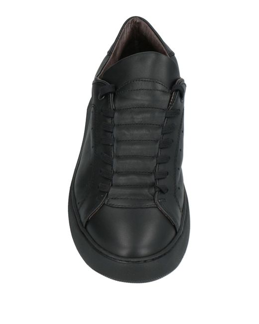Pawelk's Black Sneakers Leather for men